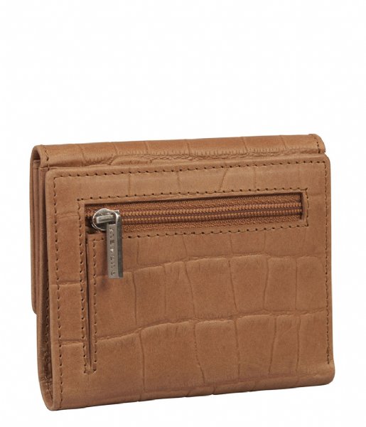 Burkely Trifold wallet Icon Ivy Trifold Wallet Caramel Cognac (24)