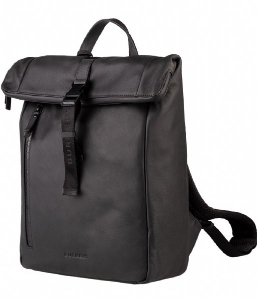 Burkely Laptop Backpack Rain Riley Backpack Rolltop 14 Inch Black (10)