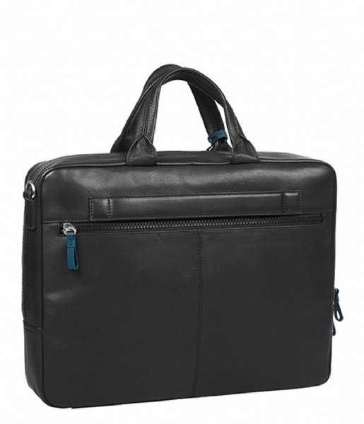 Burkely Laptop Shoulder Bag Bold Bobby Laptopbag 15.6 Inch Zwart