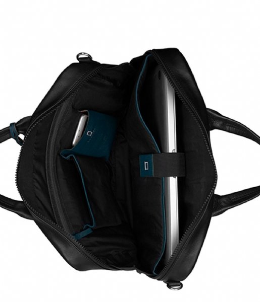 Burkely Laptop Shoulder Bag Bold Bobby Laptopbag 15.6 Inch Zwart