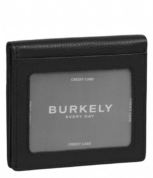 Burkely Bifold wallet Bold Bobby Wallet CC Zwart