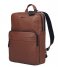 Burkely Laptop Backpack Bold Bobby Backpack 15.6 Inch Woody Cognac