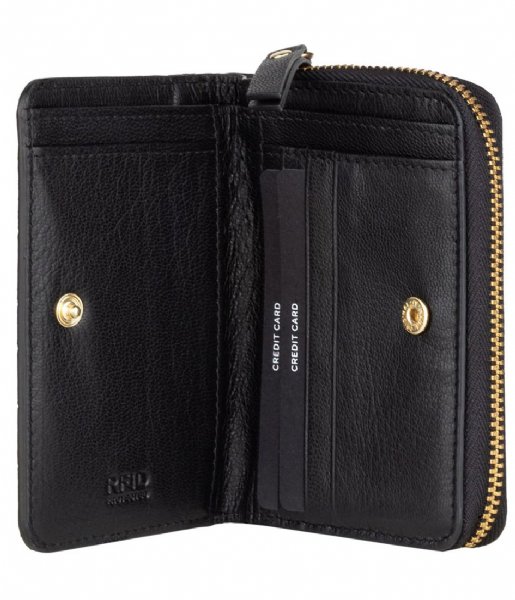 Burkely Zip wallet Wallet S Croco Black Croco (10)