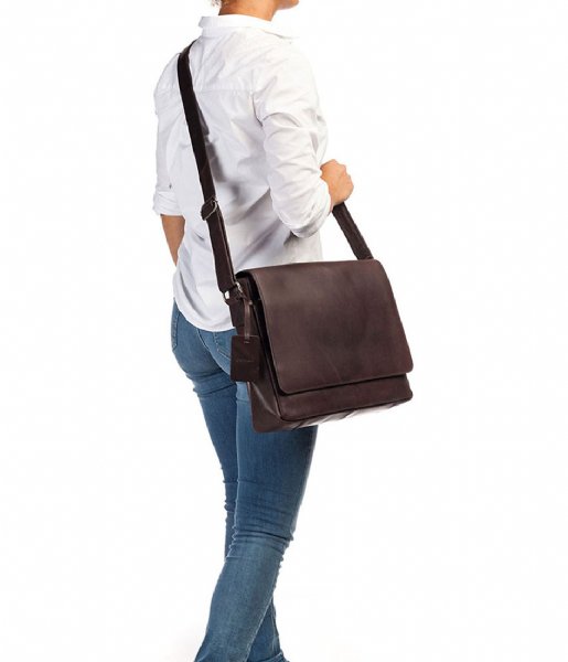 Burkely Shoulder bag Vintage Juul Messenger Bag brown (20)