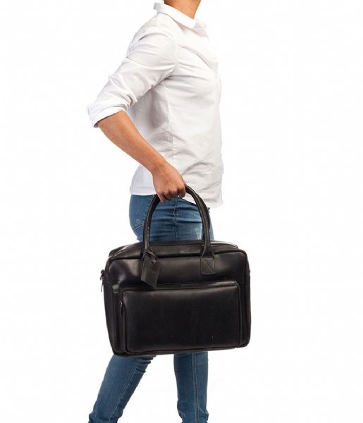 Burkely Laptop Shoulder Bag Vintage Mitch Worker 14 Inch black (10)