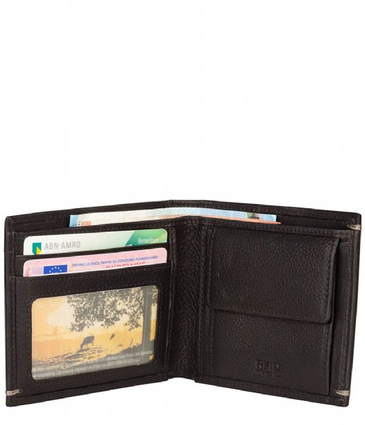 Burkely Bifold wallet Antique Avery Billgold Low Cc Zwart (10)
