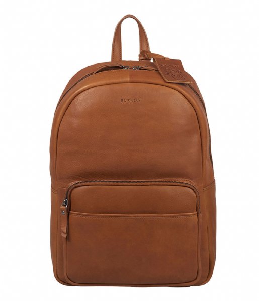 Burkely Laptop Backpack Antique Avery Backpack Round 14 inch Cognac (24)