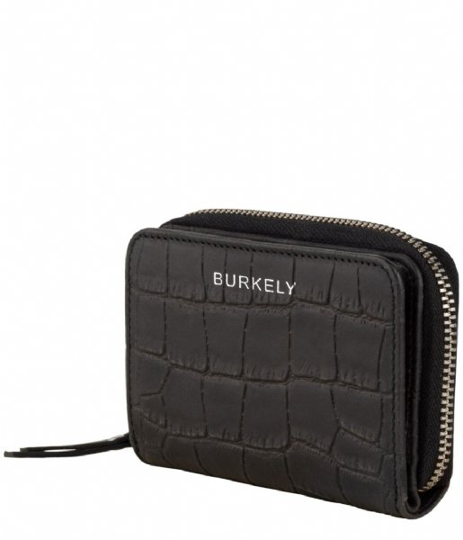 Burkely Zip wallet Croco Caia Wallet S Zwart (10)