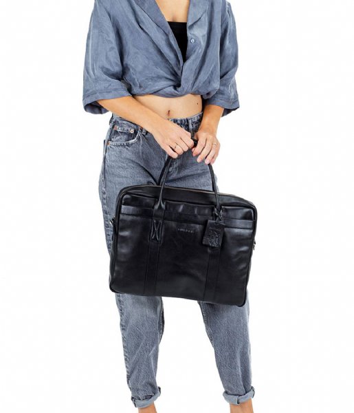 Burkely Laptop Shoulder Bag Suburb Seth Laptopbag 15.6 Inch Black (10)