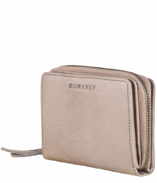 Burkely Zip wallet Just Jackie Wallet M Sand Grijs (15)
