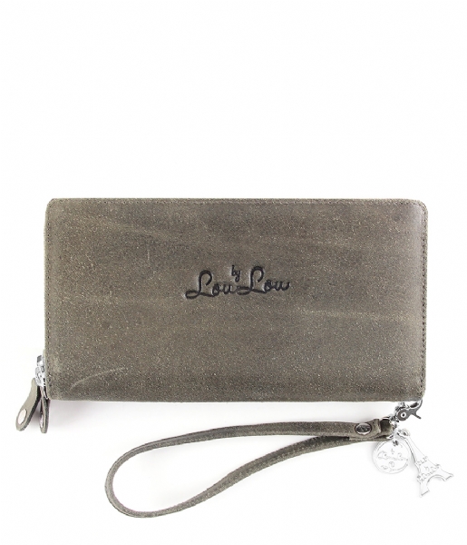 LouLou Essentiels Clutch SLB XL Holy Cow brown