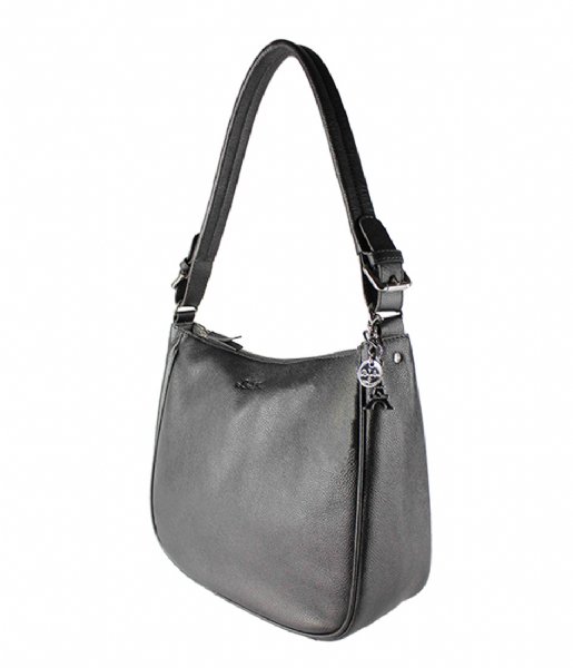 LouLou Essentiels Shoulder bag Pearl Shine dark grey