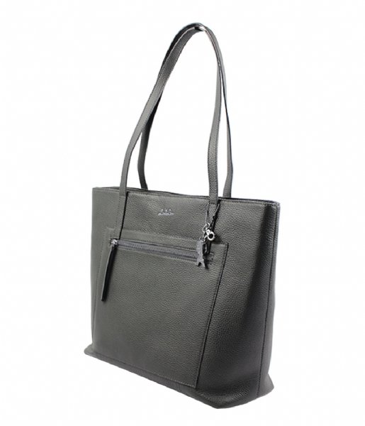 LouLou Essentiels Shoulder bag Bag Beau Veau Silver dark grey