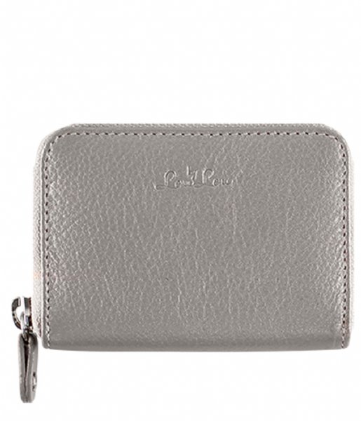 LouLou Essentiels Zip wallet Pearl Shine grey