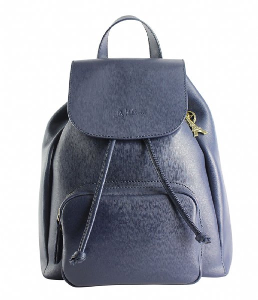 LouLou Essentiels  Backpack Elite Gold navy blue