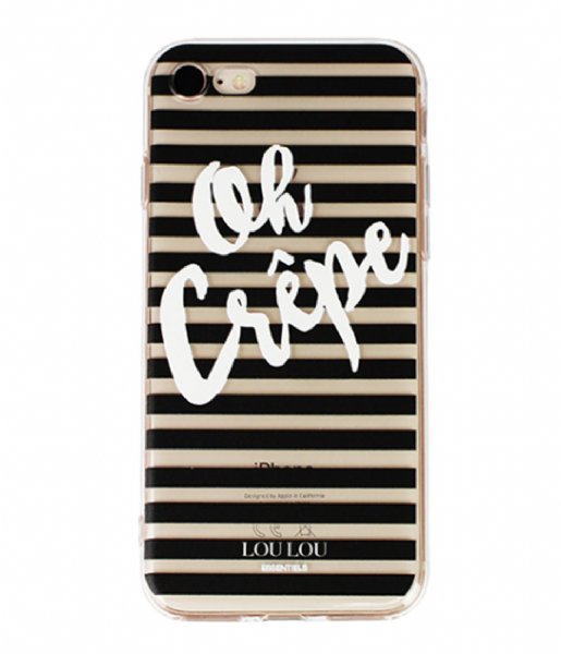 LouLou Essentiels Smartphone cover Cute Case Oh Crepe iPhone 7 black