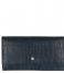 LouLou Essentiels Zip wallet SLB Vintage Croco dark blue