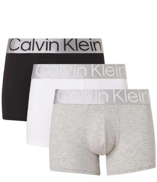 Calvin Klein  Trunk 3PK Black White Grey Heather (MPI)