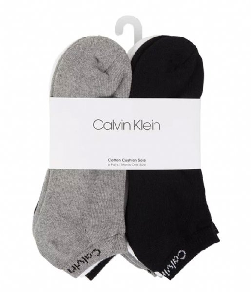 Calvin Klein Sock Men Liner 6P Bonus Diego Grey Combo (003)