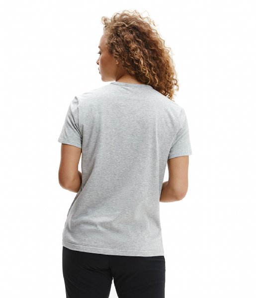 Calvin Klein T shirt S/S Crew Neck Grey Heather Black Logo (YG4)