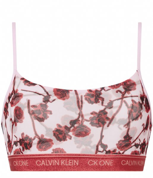 Calvin Klein Top Unlined Bralette Pale Orchid (V34)