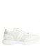 Calvin Klein Sneaker Skived Runner Lac U Per Leather White Sping Rose (0LB)