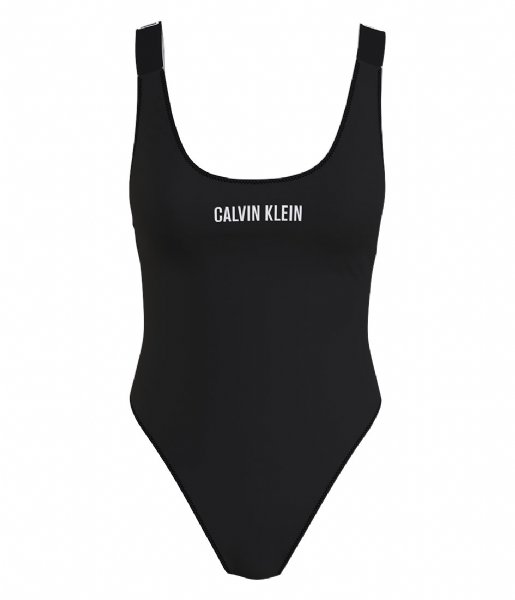 Calvin Klein Swimsuit Scoop Back One Piece Rp Pvh Black (BEH)