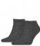 Calvin Klein Sock Men Sneaker 2P 2-Pack Dark Grey Melange (003)