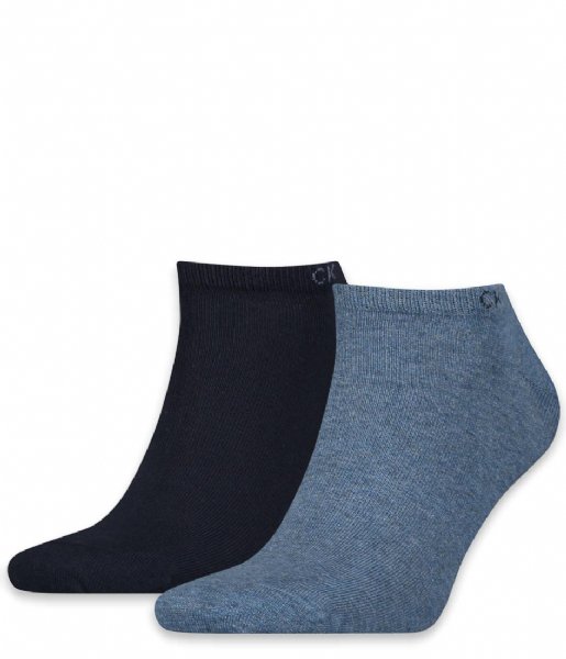 Calvin Klein Sock Men Sneaker 2P 2-Pack Denim (005)