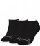 Calvin Klein Sock Women Sneaker 3-Pack Athleisure Black (001)