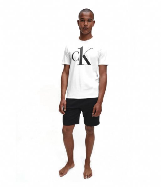 Calvin Klein T shirt S/S Crew Neck White (7UM)