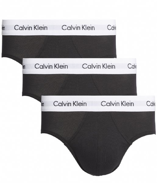 Calvin Klein Brief 3P Hip Brief 3-Pack Black (001)