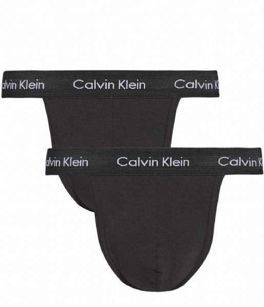 Calvin Klein Brief Thong 2-Pack Black (001)