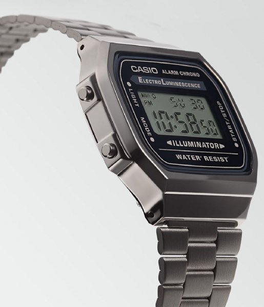 Casio Watch A168WEGG-1AEF Vintage Iconic Grijs