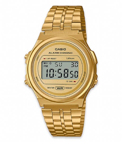 Casio Watch Vintage Round A171WEG-9AEF Goudkleurig