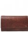 Castelijn & Beerens Flap wallet Donna Damesportemonnee overslag 6 pasjes RFID Cognac
