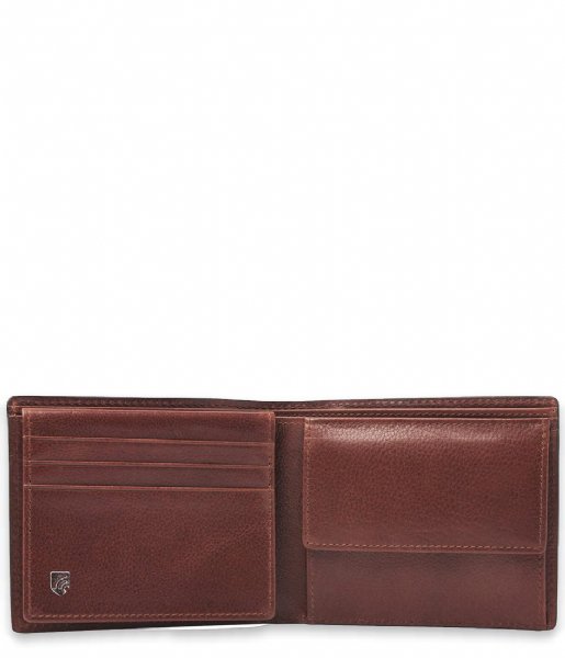 Castelijn & Beerens Bifold wallet Donna Billfold 8 pasjes RFID Cognac
