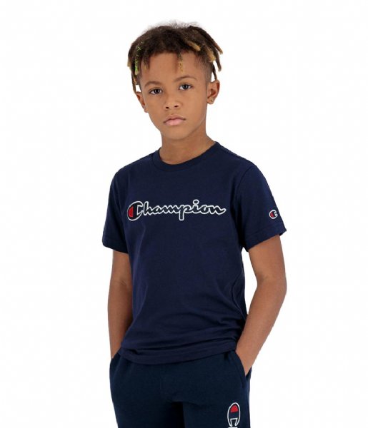 Champion T shirt Kids Crewneck T-Shirt NVB (BS538)
