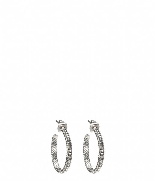 Camps en Camps Earring Hoops Silver plated