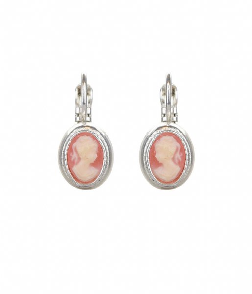 Camps en Camps Earring Cameo Coral Dormeuses Camee Koraal