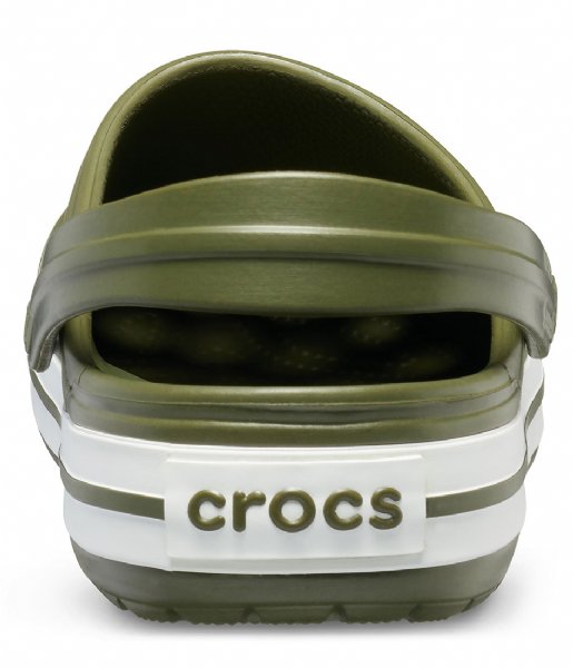 Crocs Clogs Crocband Army green white (37P)