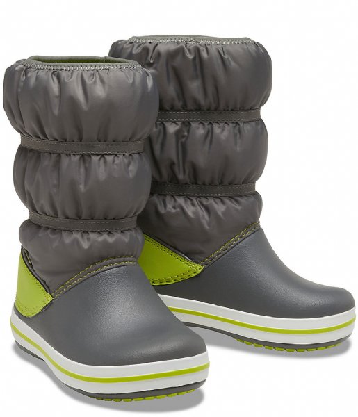 Crocs Snowboot Crocband Winter Boot Slate gray lime punch (0GX)