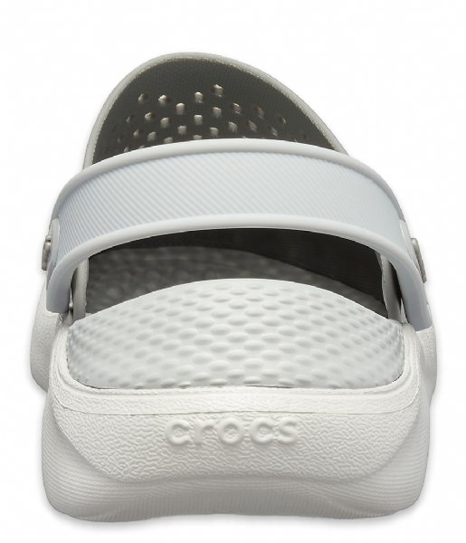 Crocs Clogs LiteRide Clog Smoke Pearl White (06J)