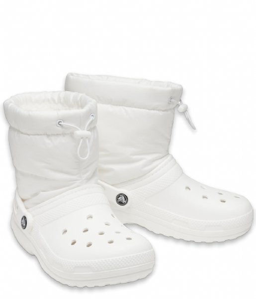 Crocs Clogs Classic Lined Neo Puff Boot White White (143)