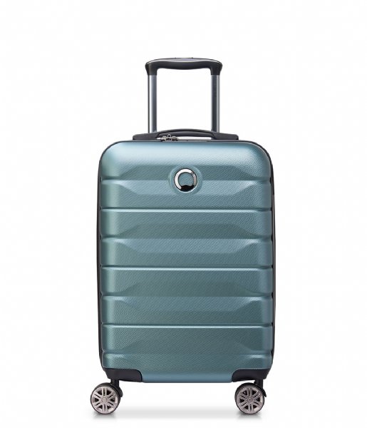 Delsey Hand luggage suitcases Air Armour 55cm Slim Trolley Green