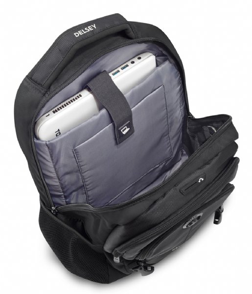 Delsey Laptop Backpack Elements Backpacks Navigator Black