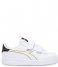 Diadora Sneaker Game P Ps Girl White Black Gold (C2296)