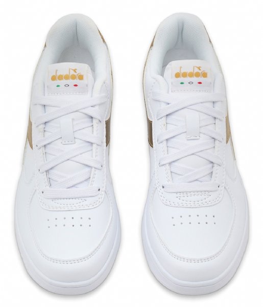 Diadora Sneaker Raptor Low Gs White/Gold (C1070)