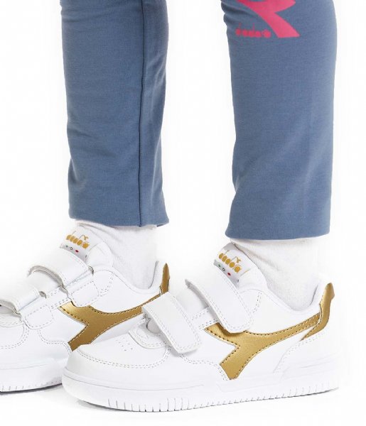 Diadora Sneaker Raptor Low Ps White/Gold (C1070)