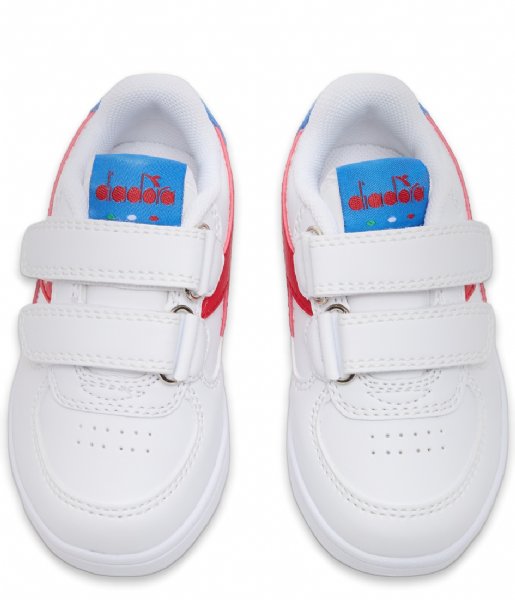 Diadora Sneaker Raptor Low Td White/Tomato Red (C2061)